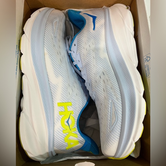 Hoka Clifton 9 Running Shoes. Men’s Size 11.5D  Color Ice Water - Picture 3 of 11